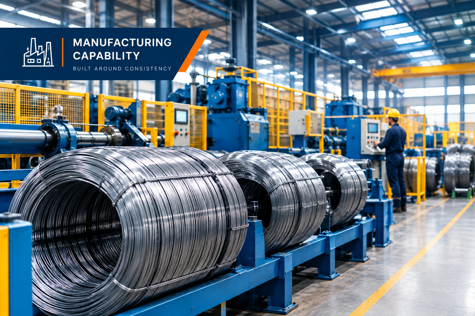 Industrial wire manufacturing facility