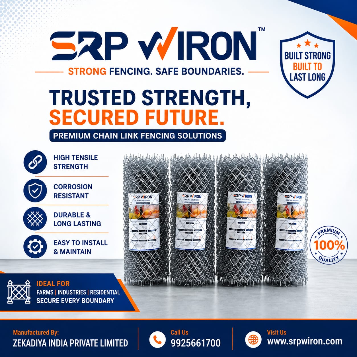 SRP Wiron Chain Link Fence Application